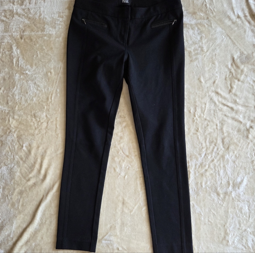 PAIGE Black Pants Stretch Leggings Sz 29